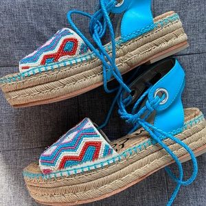 Sam Edelman Neera Beaded Sandals Good Condition